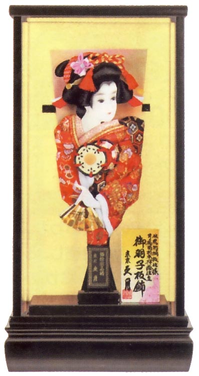 金襴 黒塗面取ケース