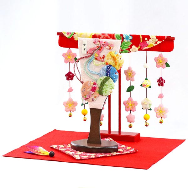 羽子板 守田 ちりめん細工 姫羽子板 すず 花満開桜橘几帳 敷き布セット 詳細画像 守田 羽子板 ちりめん細工 姫羽子板 すず 花満開桜橘几帳 敷き布セット 詳細画像