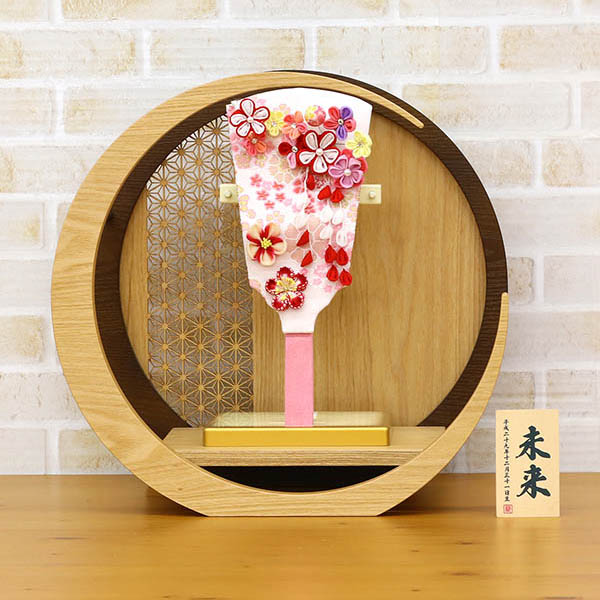 ペコちゃん 羽子板 10号 飾台付