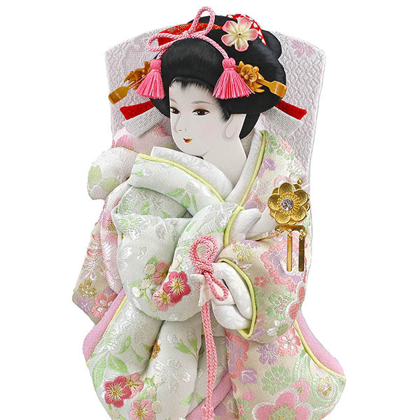 羽子板 吉徳 淡色羽子板 白/グリーン 枠なし アクリルケース飾り 詳細画像 吉徳 羽子板 淡色羽子板 白/グリーン 枠なし アクリルケース飾り 詳細画像