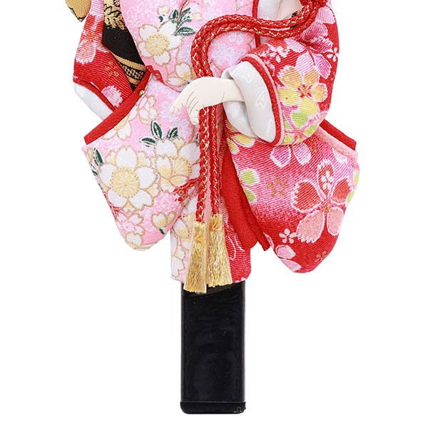 羽子板 フジキ 姫振袖 道成寺 金彩友禅/縮緬 押絵羽子板 詳細画像 フジキ 羽子板 姫振袖 道成寺 金彩友禅/縮緬 押絵羽子板 詳細画像