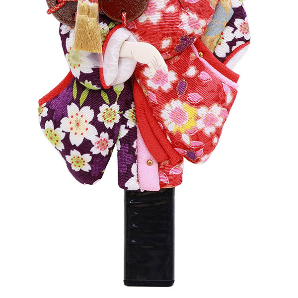 羽子板 フジキ 姫振袖 鼓 縮緬 押絵羽子板 詳細画像 フジキ 羽子板 姫振袖 鼓 縮緬 押絵羽子板 詳細画像