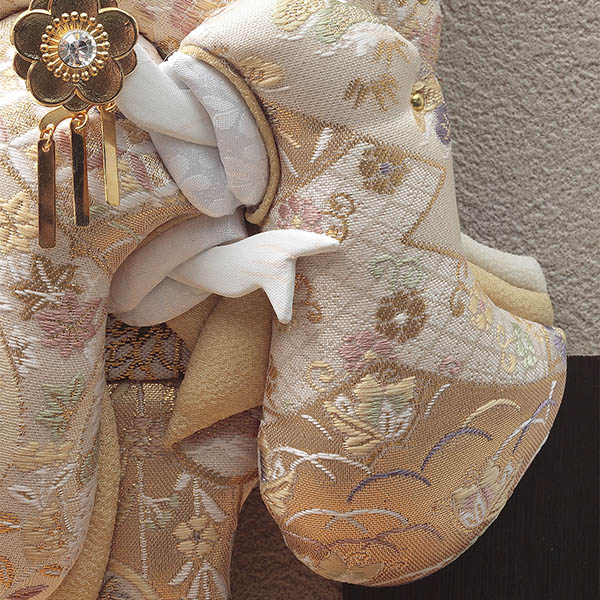 久月　 羽子板　美月 振袖 壁掛け 額飾り オーク塗り アクリルケース飾り　詳細画像