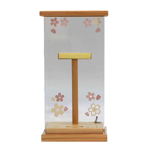 羽子板 久月 つまみ細工 サーモン 木目桜 アクリルケース飾り 髪飾り付き 詳細画像 久月 羽子板 つまみ細工 サーモン 木目桜 アクリルケース飾り 髪飾り付き 詳細画像