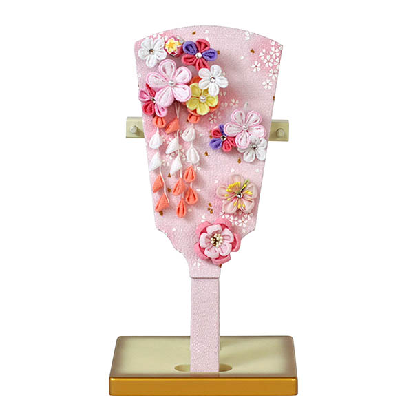 羽子板 東玉 つまみ細工 羽子板 ピンク アクリルケース 霞 KASUMI 2436 詳細画像 東玉 羽子板 つまみ細工 羽子板 ピンク アクリルケース 霞 KASUMI 2436 詳細画像