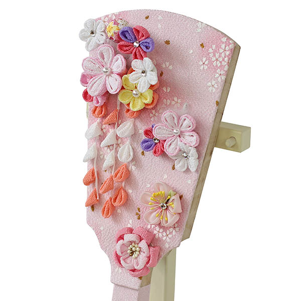 羽子板 東玉 つまみ細工 羽子板 ピンク アクリルケース 霞 KASUMI 2436 詳細画像 東玉 羽子板 つまみ細工 羽子板 ピンク アクリルケース 霞 KASUMI 2436 詳細画像