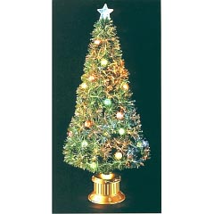 クリスマス: NEWファイバーツリー(スケルトンボール付) 150cm