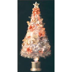 クリスマス: プレシャスファイバーツリー(リボン) 120cm