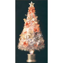 クリスマス: プレシャスファイバーツリー(リボン) 120cm