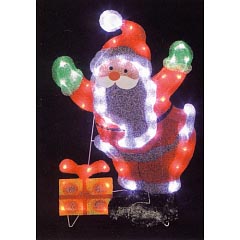 クリスマス: LED　EVAモチーフ（L）サンタ