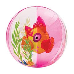 プール・ビーチ用品: アクアリウムビーチボール　ピンク