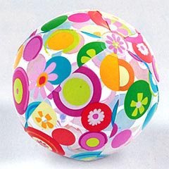 プール・ビーチ用品: ラブリープリントボール　サークル