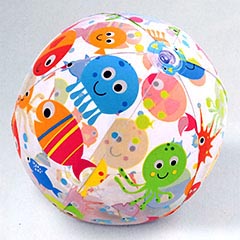 プール・ビーチ用品: ラブリープリントボール　フィッシュ