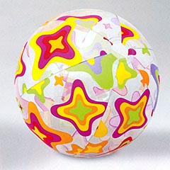 プール・ビーチ用品: ラブリープリントボール　スター
