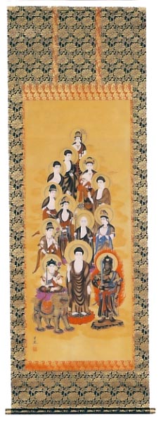 西山日照作　十三仏図