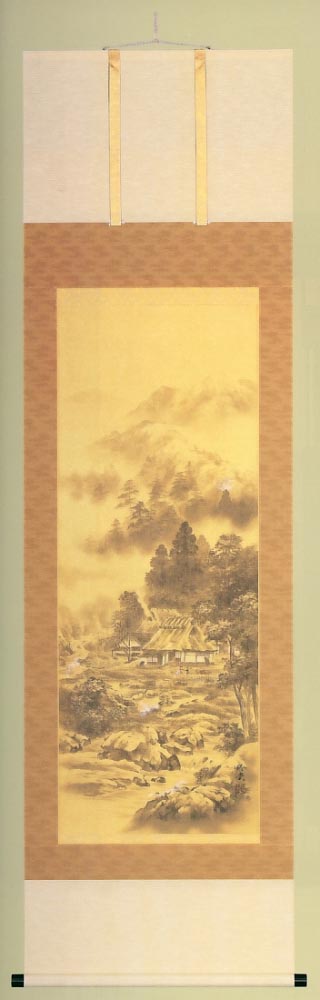 吉祥四神相応山水図　今井玲豊作
