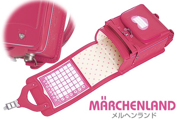 ウイング背カン　メルヘンランド　リボン/ハート/ドットMR1038906　№760　カラー：アクア／