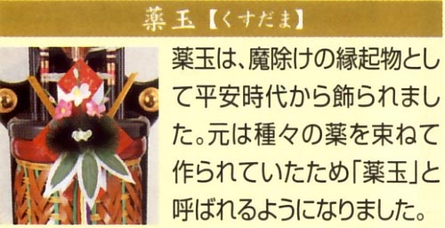 守護　瑪瑙入　薬玉飾　賢聖　マホ塗ケース