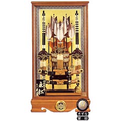 破魔弓: 二本太刀　永仁　家具調ケース