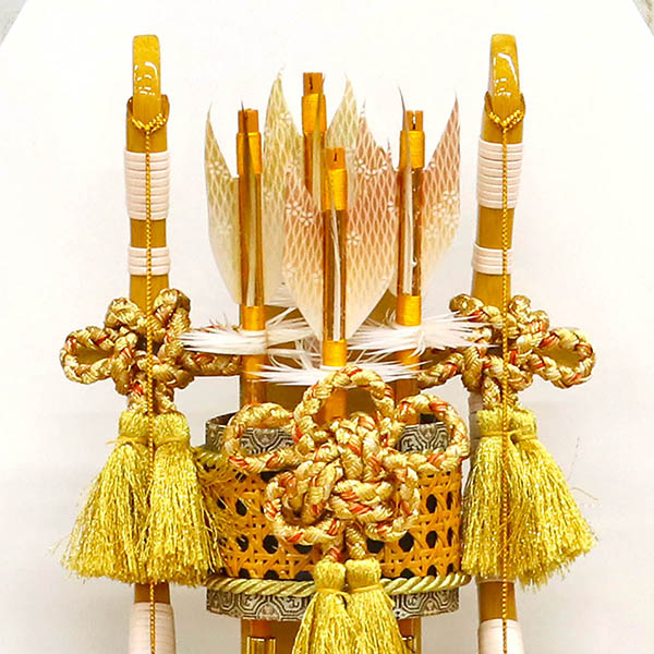 破魔弓 東玉 黎(れい) 衝立六角ホワイト飾り台 詳細画像 東玉 破魔弓 黎(れい) 衝立六角ホワイト飾り台 詳細画像