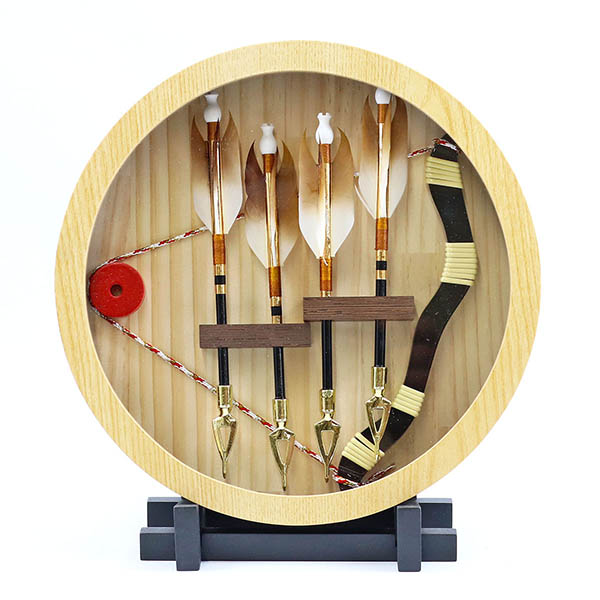 壁掛け 額飾り 寛和 円型アクリルケース飾り スタンド付き