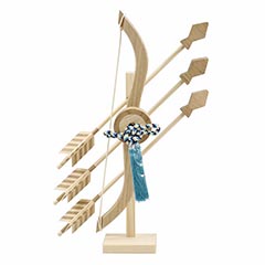 破魔弓: 光聖 白 木製 破魔弓