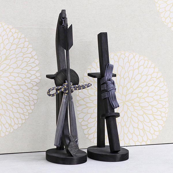 破魔弓 久月 黒龍 木製 破魔弓 詳細画像 久月 破魔弓 黒龍 木製 破魔弓 詳細画像