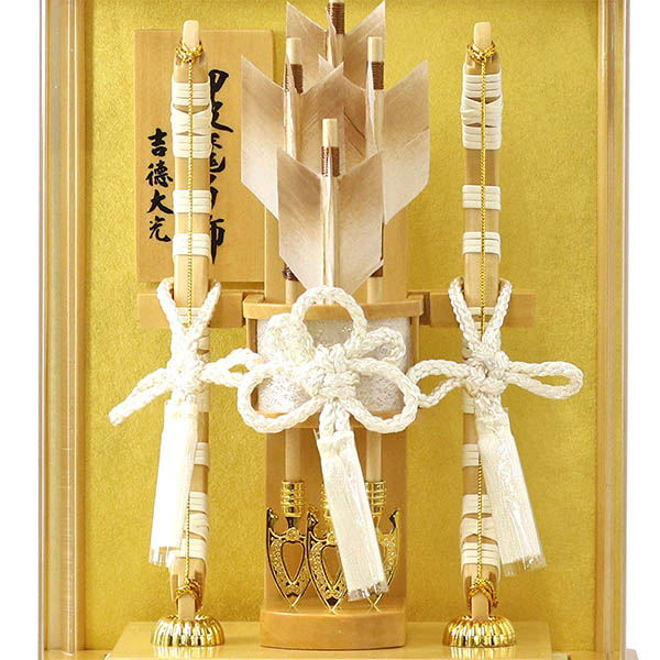 破魔弓 吉徳 白木調 木目 アクリルケース飾り 詳細画像 吉徳 破魔弓 白木調 木目 アクリルケース飾り 詳細画像