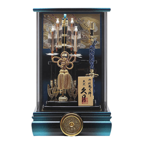 清龍A 太刀 本籐 青黒暈 アクリルケース飾り