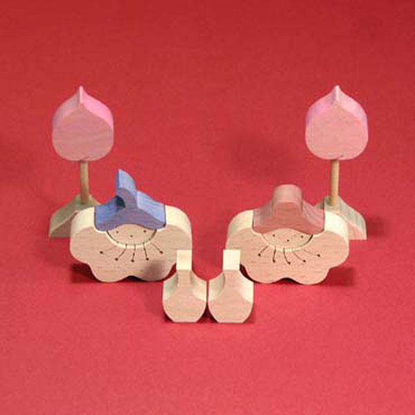 桃の花びな