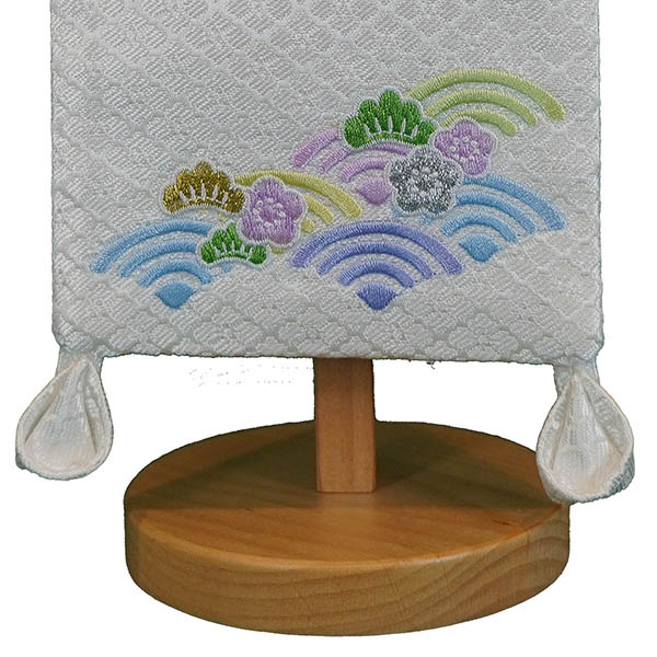 刺繍仕立て白シリーズ 蒼空 （小） ※名入は刺繍
